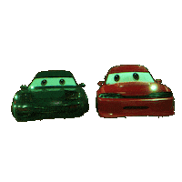 Scared Car Sticker by Go Cars