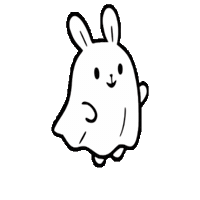 Halloween Bunny Sticker by La Pradera Online