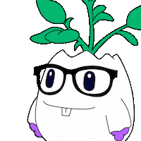 Big Brain Glasses Sticker by Magic Eden