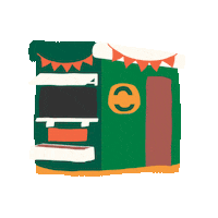 castleandcubby cubby castleandcubby castle and cubby cubbyhouse Sticker