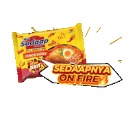 On Fire Sedaap Sticker by Wings Corporation