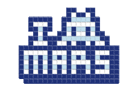 Space Mars Sticker