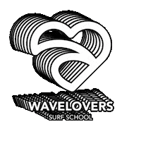 wavelovers surf wavelovers surf canarias Sticker