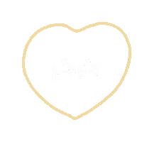 Heart 黄色 Sticker