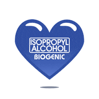 biogenic_cosmetiqueasia heart alcohol biogenic isopropyl Sticker