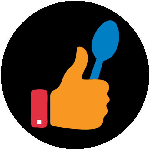 eatsogoodph food like thumbs up yummy Sticker
