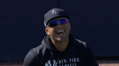 Happy Ny Yankees GIF by Jomboy Media