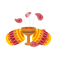Durga Puja Sticker by AliveNow Creative Tech Studio