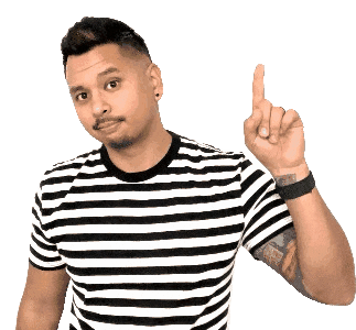 Pointing Sticker by Eric Capehart