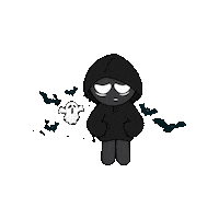 Halloween Ghost Sticker