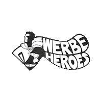 WerbeHeroes neon agency hamburg led Sticker