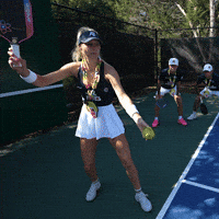 Serve Lets Go GIF by NJ 5s | Major League Pickleball