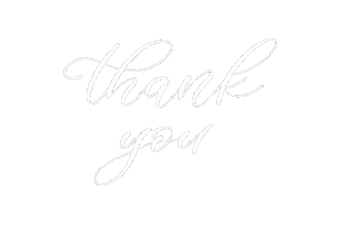 Thanks Lettering Sticker