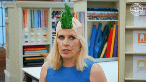 Hair Eyeroll GIF by The Great British Sewing Bee