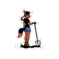 Trailfox Sticker by skrrtrideco