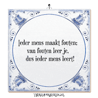 Nl Wijsheid Sticker by Tegelspreuken.nl