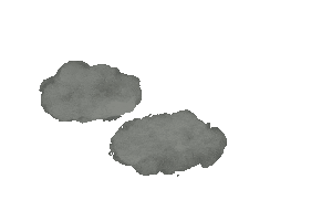 jessicatuttledesigns spooky clouds fog gloomy Sticker