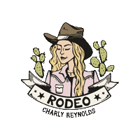 Country Music Rodeo Sticker by Charly Reynolds