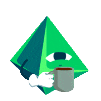 Coffee Sticker by Polygonal Mind