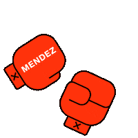 Cross Fighting Sticker by Mendez Boxing Gym