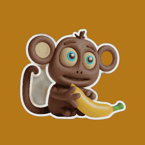 Hungry Monkey GIF