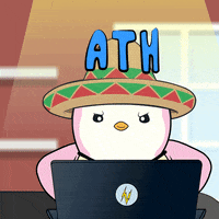 All Time High Money GIF by Pudgy Penguins