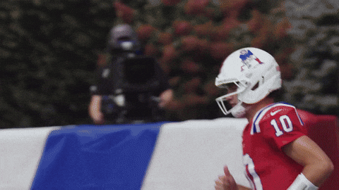 Football Run Out GIF by New England Patriots