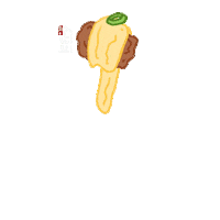 Fried Chicken Wow Sticker by K Fry My