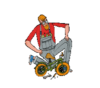 Superhero Repair Sticker by Shulz bikes