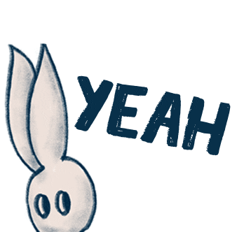 Happy Sticker by Oatbedient