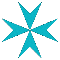 Maltese Cross Mc Sticker by Rossall School