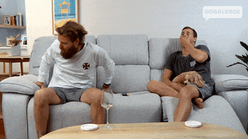 Shocked Watching Tv GIF by Gogglebox Australia