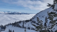 Snowboarder's 'Tired Legs' Worth It for Stunning View Above the Clouds