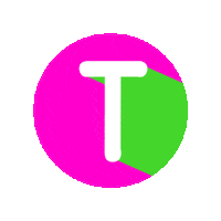 Pink Abc Sticker