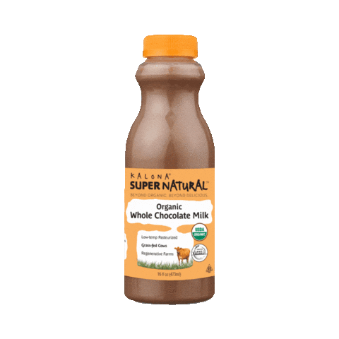 KalonaSuperNatural giphyupload chocolate milk kalona supernatural kalona Sticker