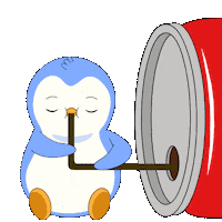 Fizzy Drink Drinking Sticker by Pudgy Penguins