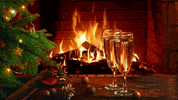 Christmas Fireplace GIF