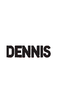 Dennis Sticker by Dennisipitapsonio
