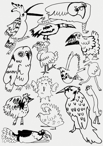 Doodle Birds GIF