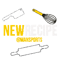 work out cooking Sticker by MAN Sports