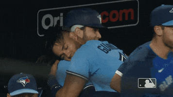 Regular Season Hug GIF by MLB
