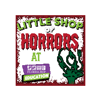 Little Shop Of Horrors Horror Sticker by Florida Repertory Theatre