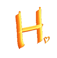 Alphabet H Sticker