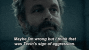 Michael Sheen Agression GIF by ProdigalSonFox