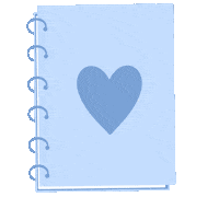 Heart Book Sticker