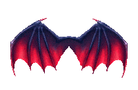 dark wings Sticker