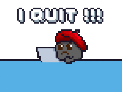 Frustrated Pixel Art Sticker by Potatozzz by 9GAG