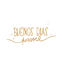 ivirute buenos dias dias amarelo buenos Sticker