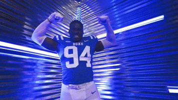 DukeFootball football scary flex college football GIF