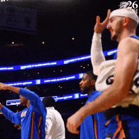 Pushing It Oklahoma City GIF by OKC Thunder